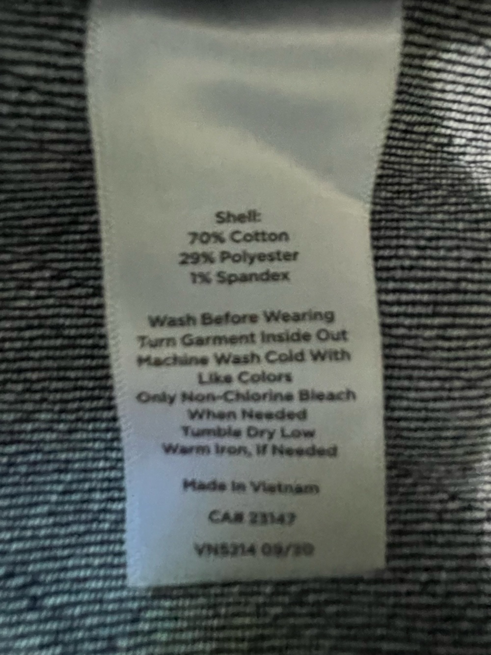 Talbots Denim Skirt Dark Blue - Picture 5 of 5